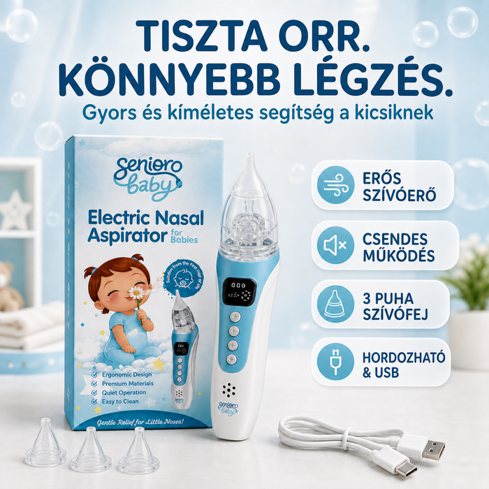 Elektromos orrszívó babáknak Senioro