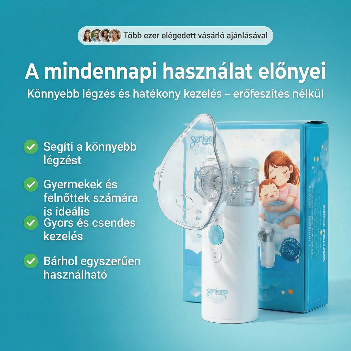 Hordozható Inhalátor
